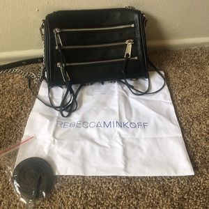 'Mini 5 Zip' Convertible Crossbody Bag